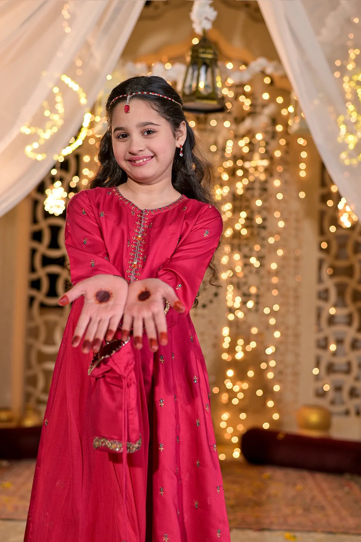 3 PIECE KIDS LUXURY PRET | CH-VS590