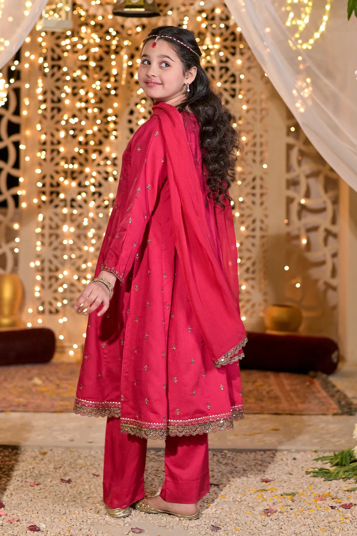 3 PIECE KIDS LUXURY PRET | CH-VS590