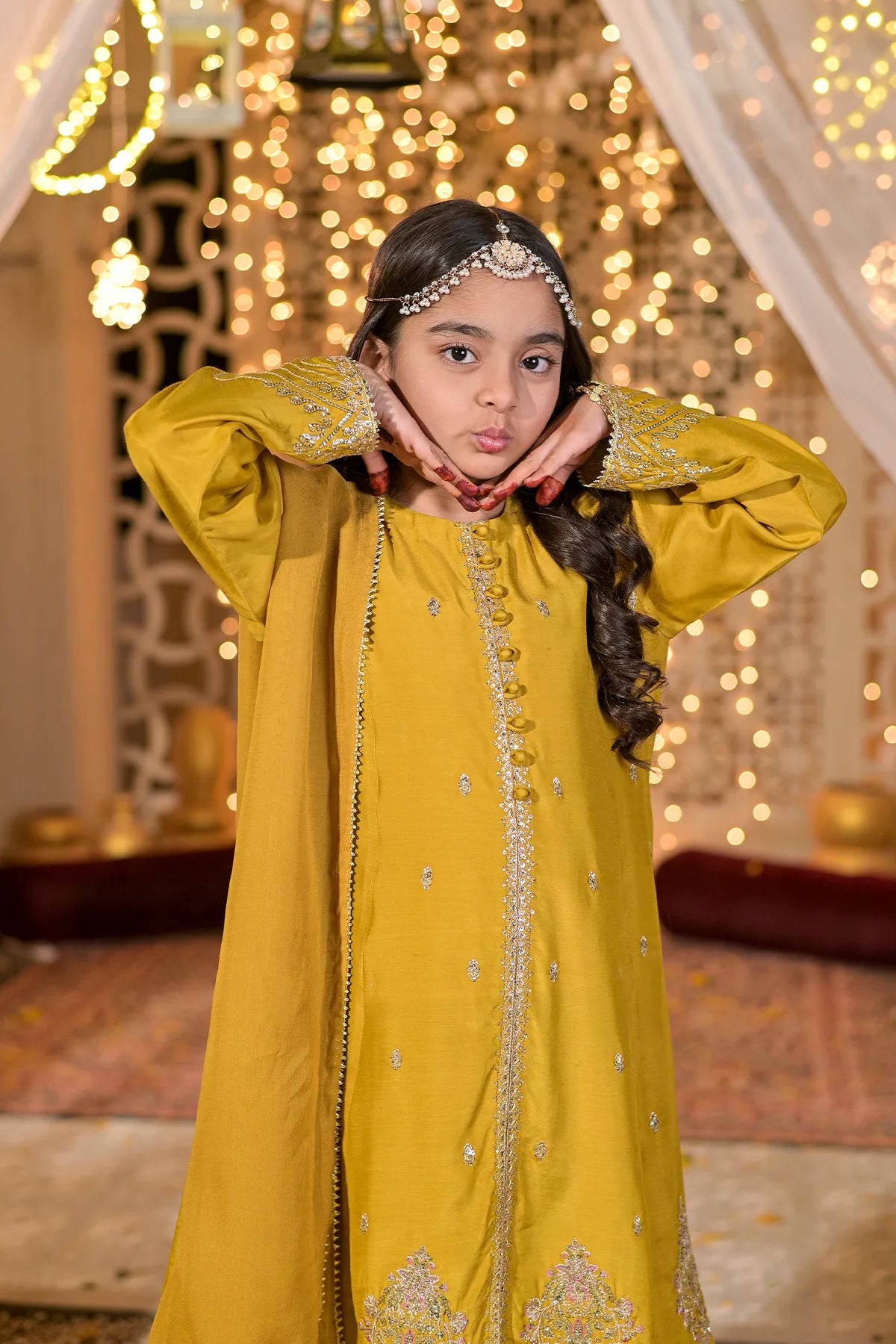 3 PIECE KIDS LUXURY PRET | CH-VS592