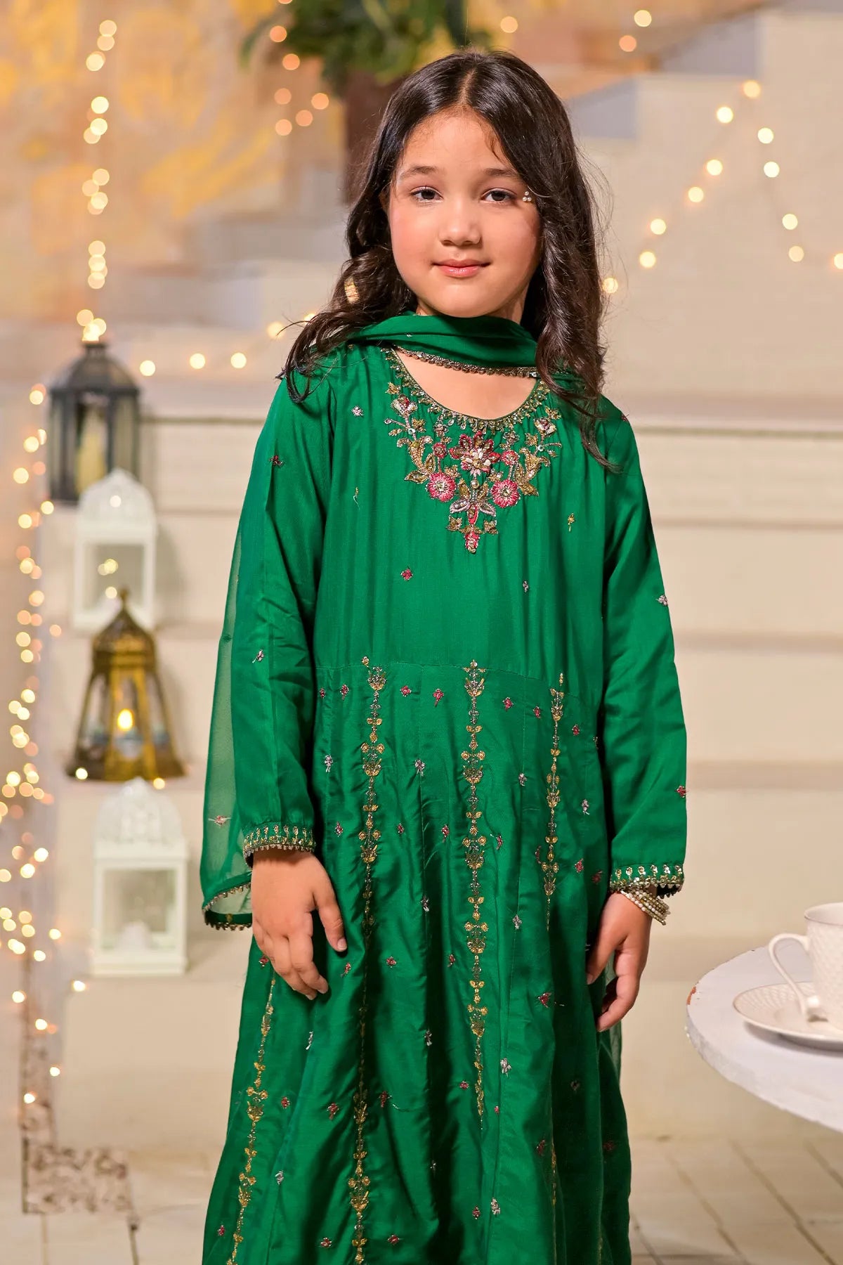 3 PIECE KIDS LUXURY PRET | CH-VS600