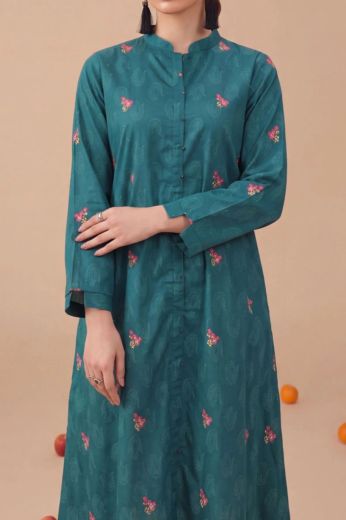 WOMEN'S-1 PIECE EMBROIDERY COTTON | CTNK-35