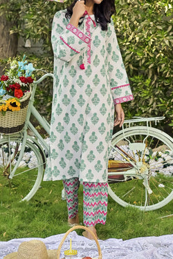 2 PIECE DIGITAL PRINT LAWN | DPC-404