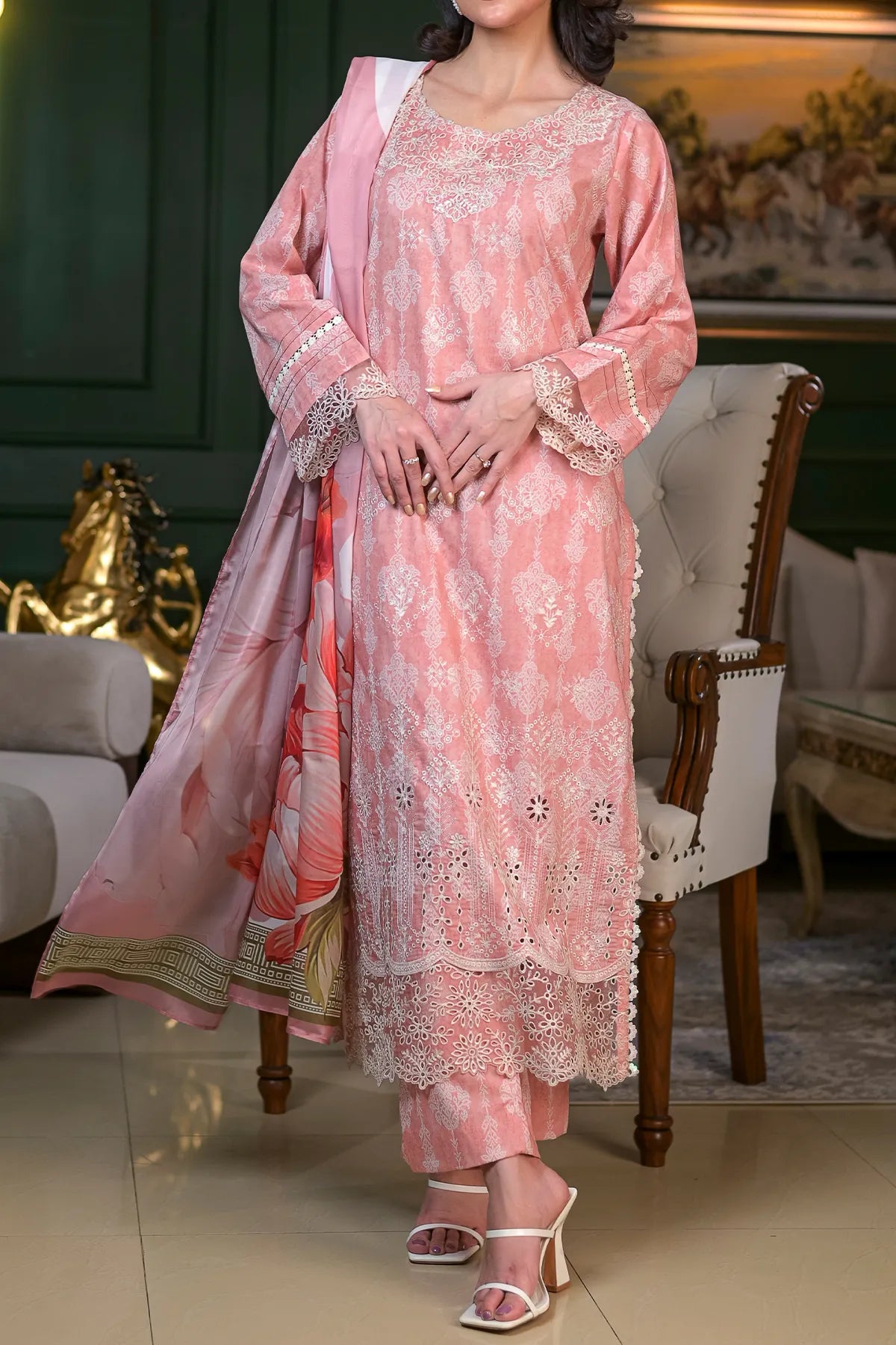 3 PIECE DIGTAL PRINT LAWN | DPC-416