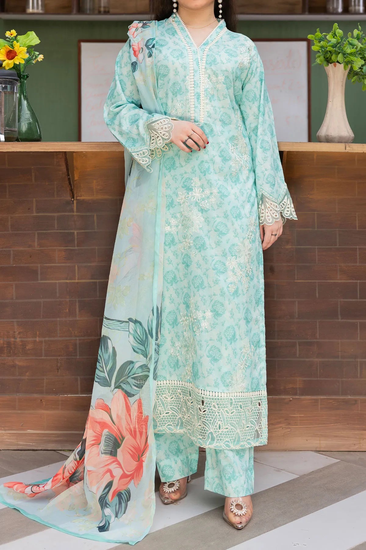 3 PIECE DIGTAL PRINT LAWN | DPC-418