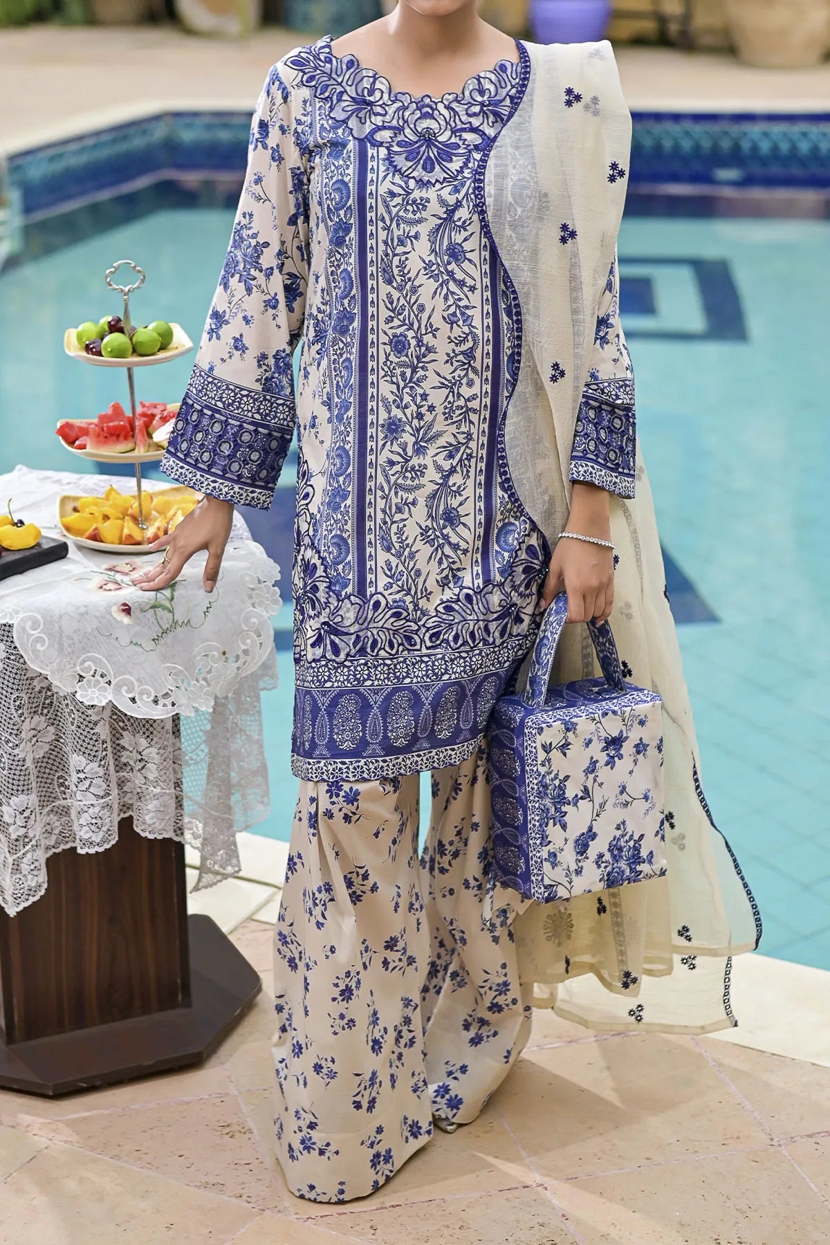 3 PIECE DIGITAL PRINT LAWN | DPC-419