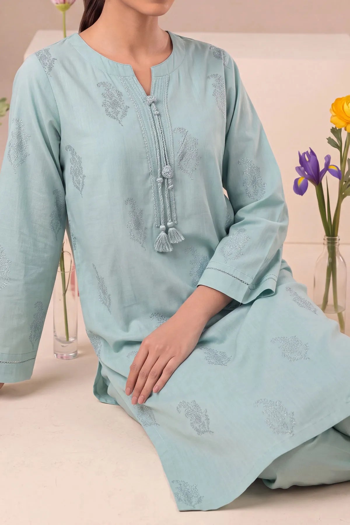 2 PIECE DIGTAL PRINT LAWN | DPC-425