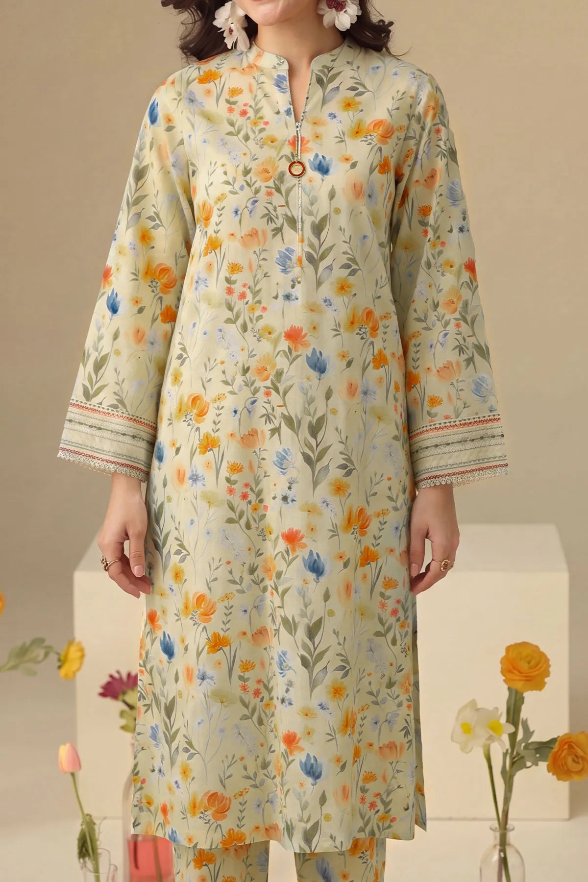 2 PIECE DIGTAL PRINT LAWN | DPC-441