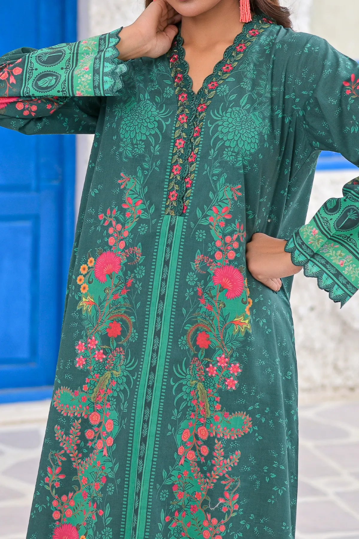 2 PIECE DIGITAL PRINT LAWN | DPC-448