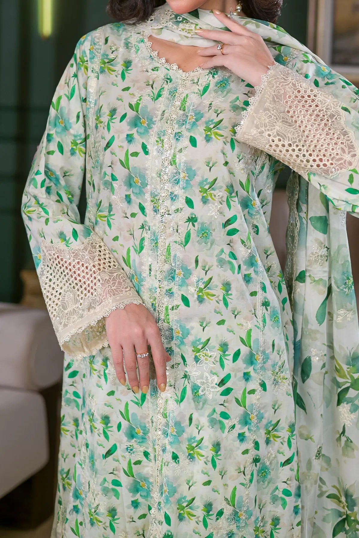 3 PIECE DIGTAL PRINT LAWN | DPC-452