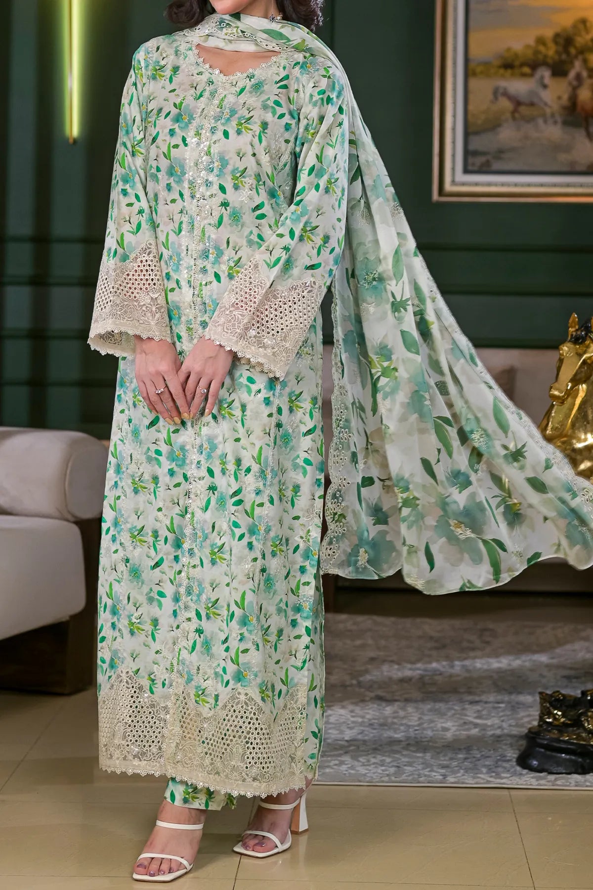 3 PIECE DIGTAL PRINT LAWN | DPC-452