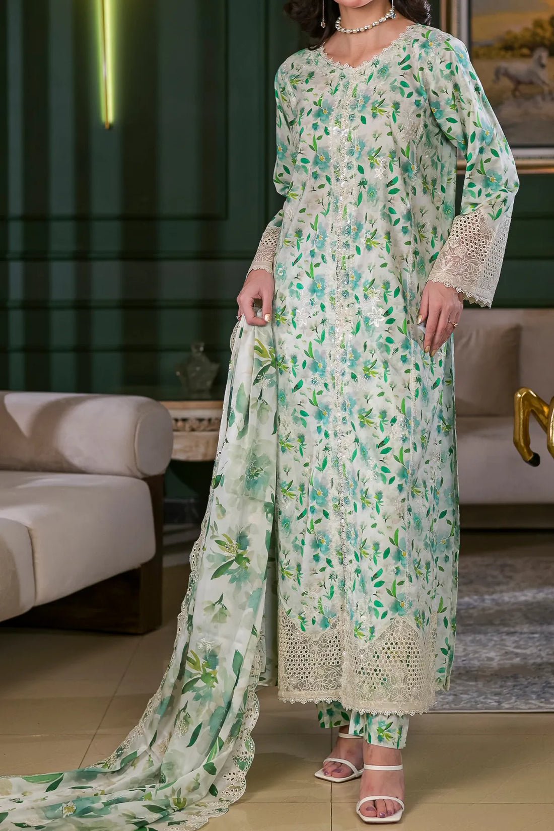 3 PIECE DIGTAL PRINT LAWN | DPC-452