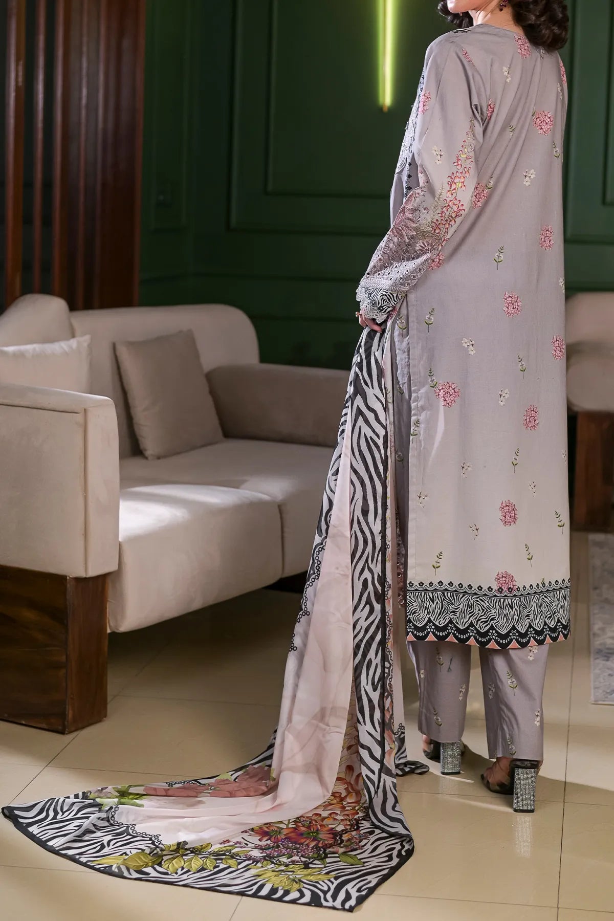 3 PIECE DIGTAL PRINT LAWN | DPC-453