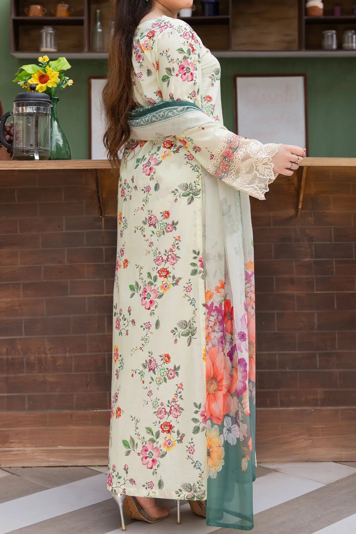 3 PIECE DIGTAL PRINT LAWN | DPC-456