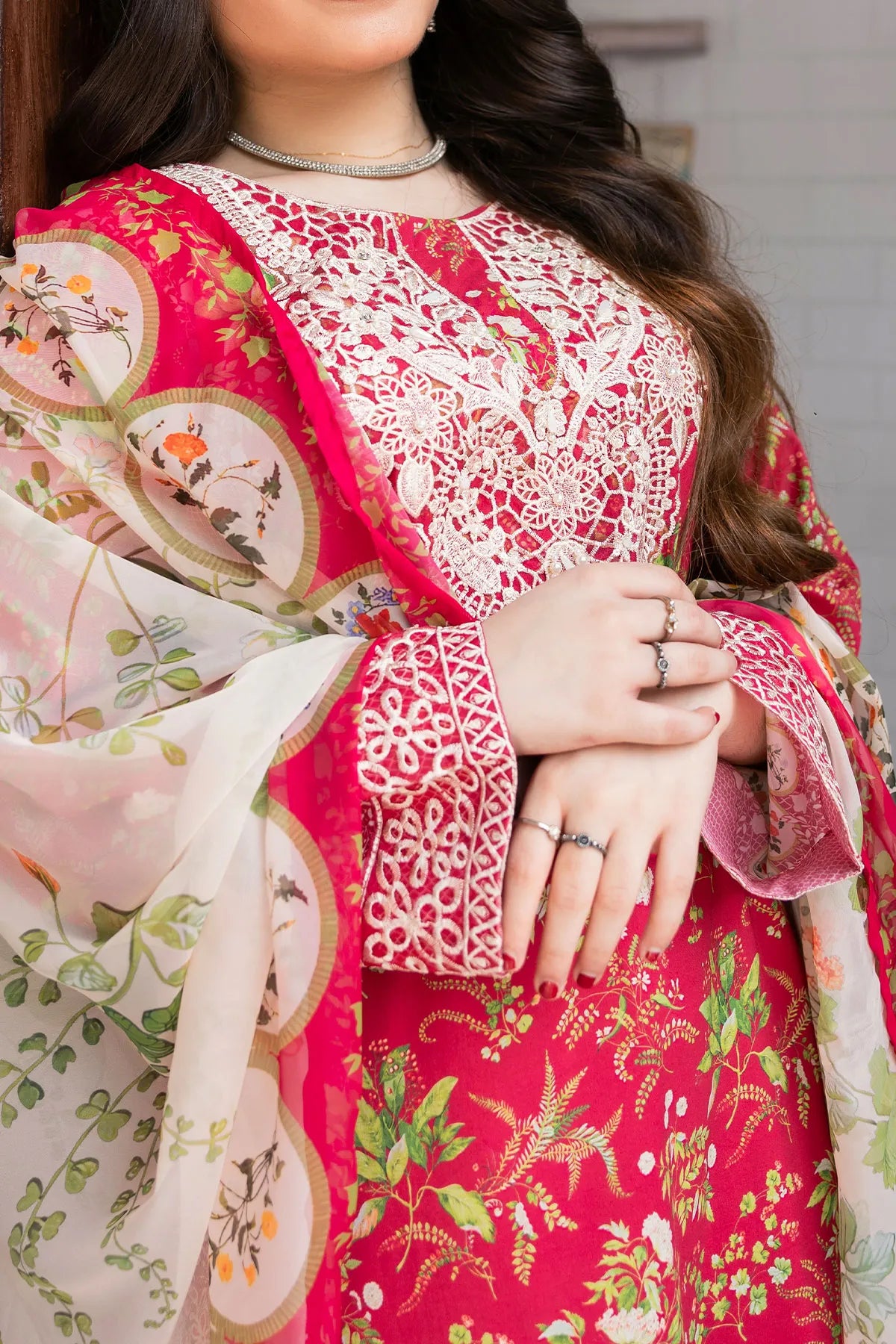 3 PIECE DIGTAL PRINT LAWN | DPC-460