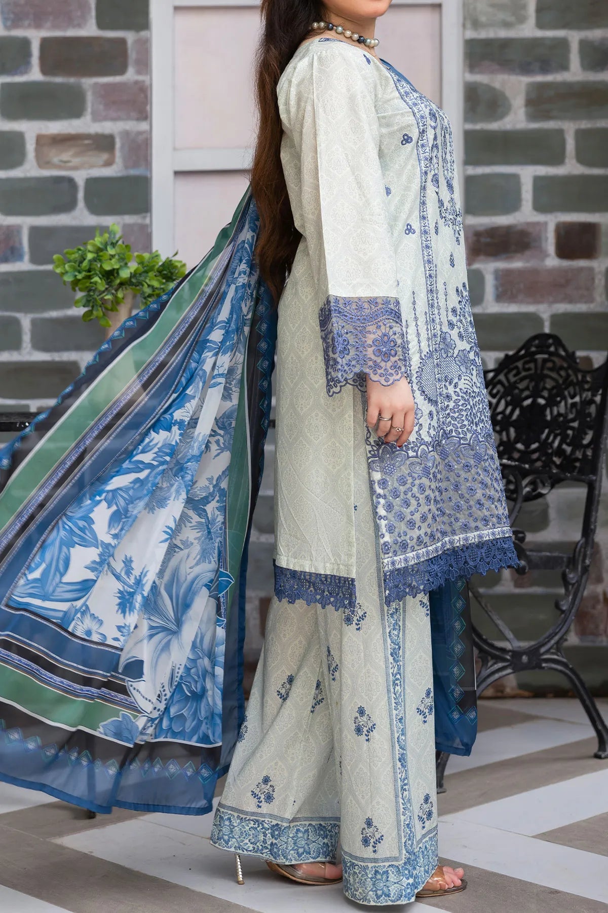 3 PIECE DIGTAL PRINT LAWN | DPC-461