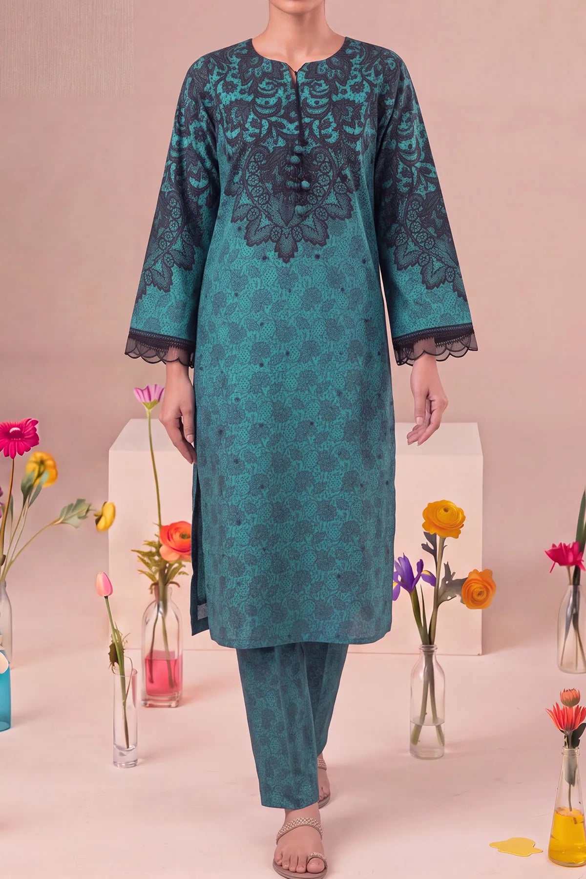 2 PIECE DIGTAL PRINT LAWN | DPC-467
