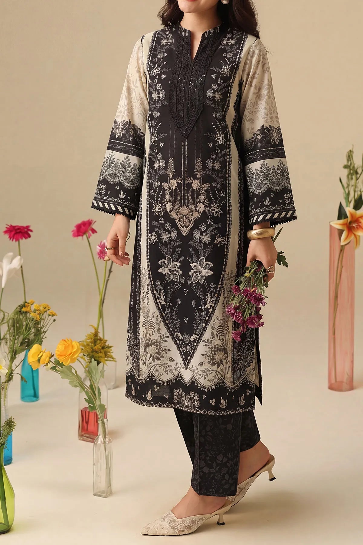 2 PIECE DIGTAL PRINT LAWN | DPC-462