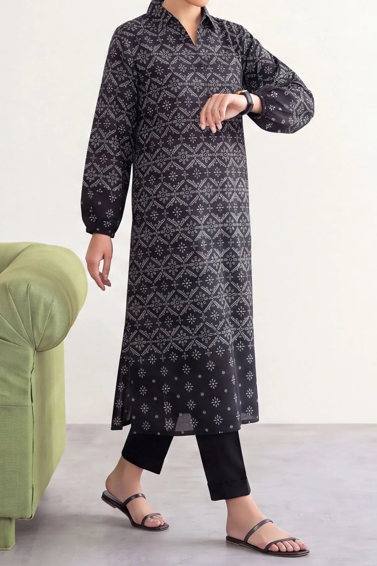 1 PIECE DIGITAL PRINT KURTI | DPCK-172