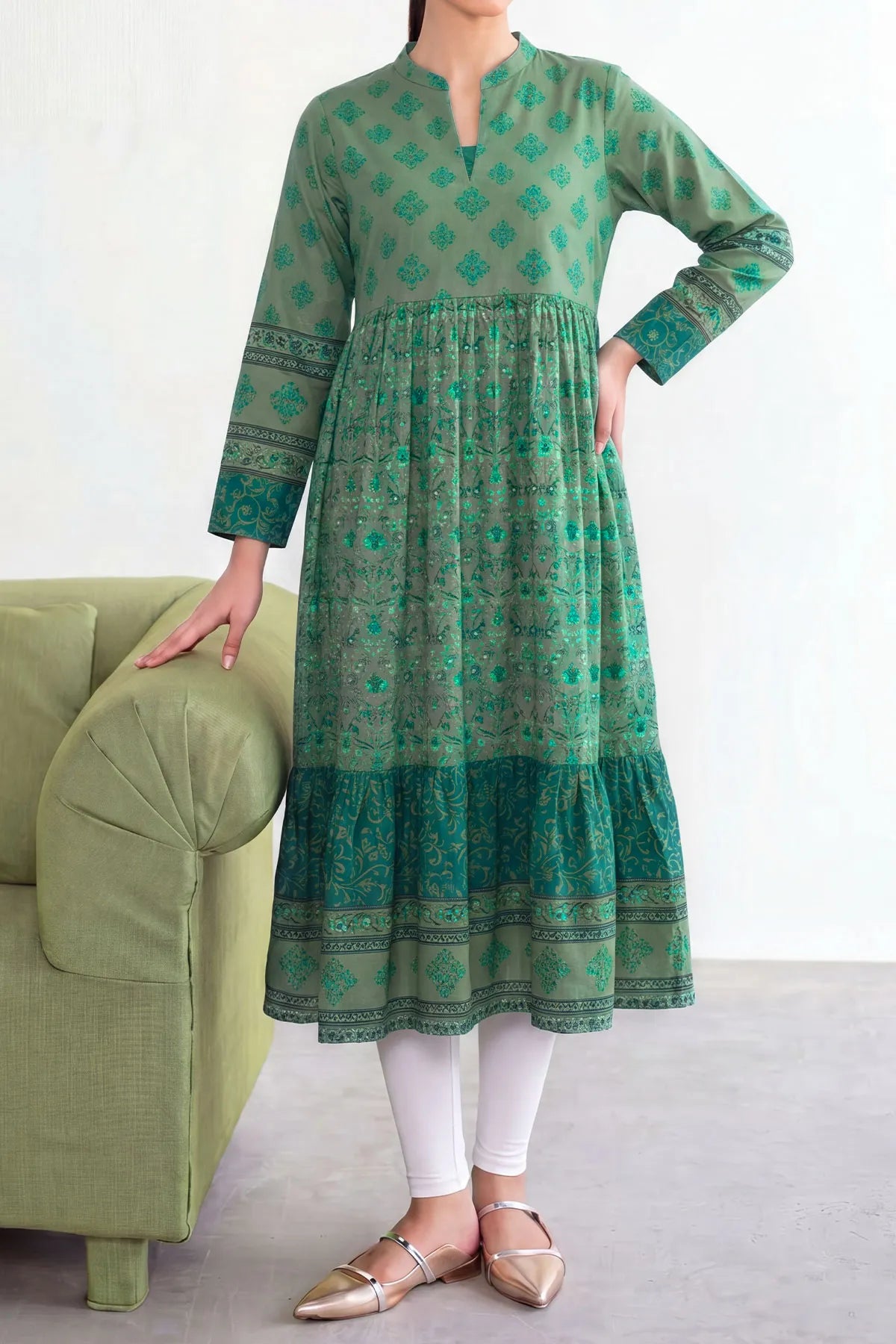 1 PIECE DIGITAL PRINT KURTI | DPCK-175