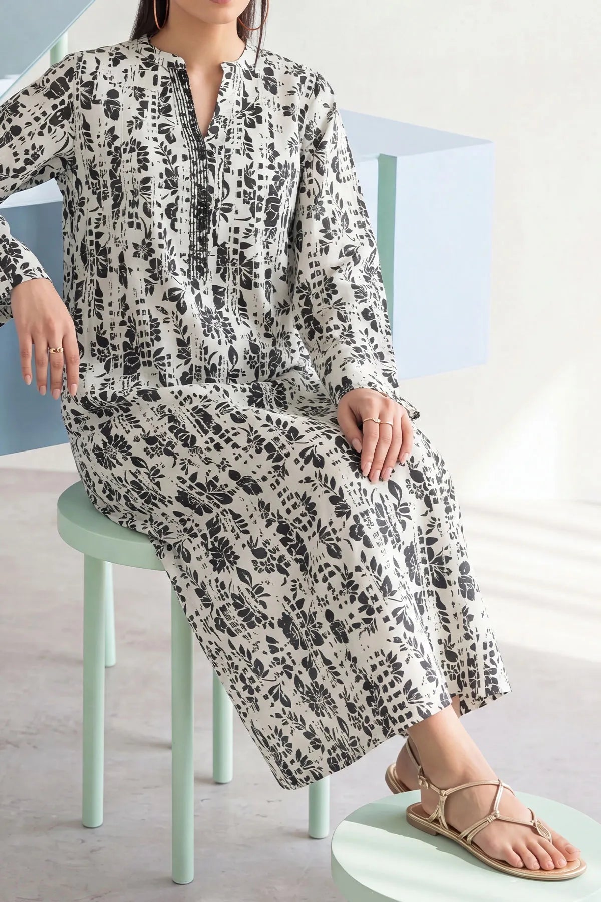 1 PIECE DIGITAL PRINT KURTI | DPCK-181