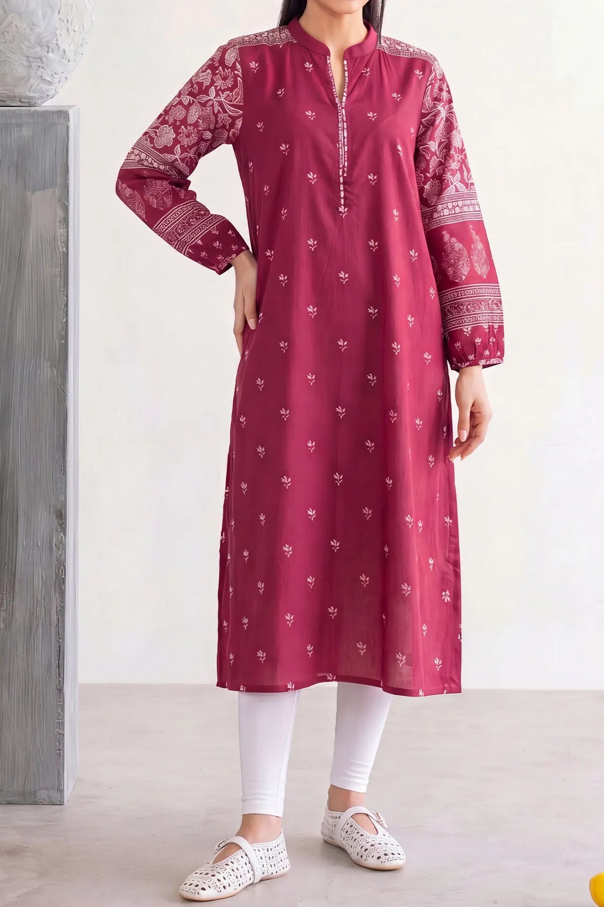 1 PIECE DIGITAL PRINT KURTI | DPCK-183