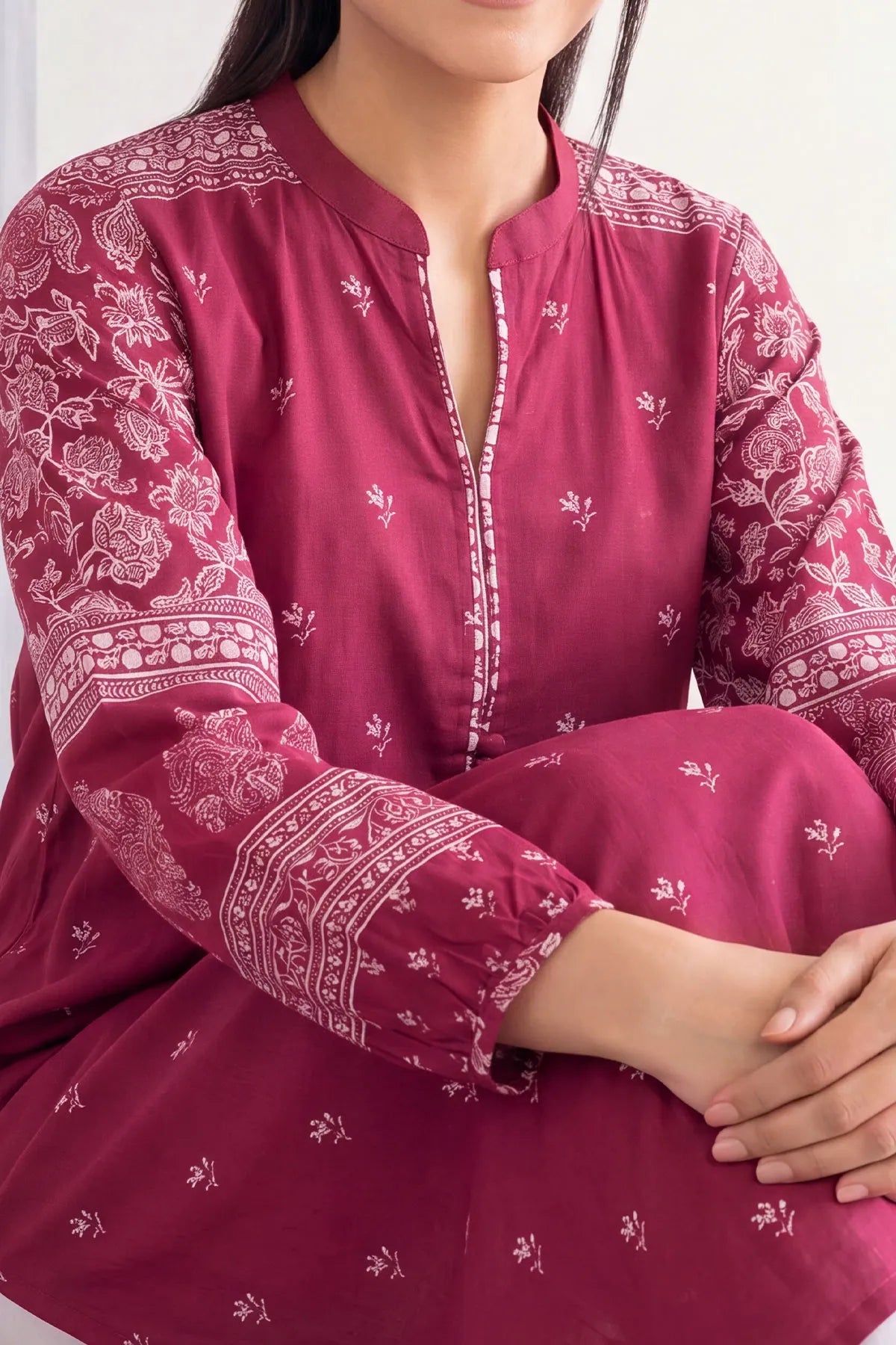 1 PIECE DIGITAL PRINT KURTI | DPCK-183