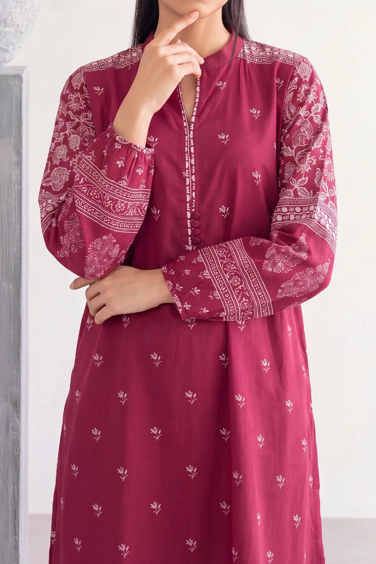 1 PIECE DIGITAL PRINT KURTI | DPCK-183