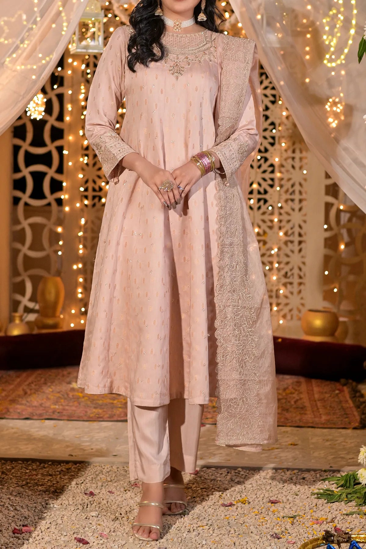 WOMEN'S-3 PIECE FANCY JACQUARD| FJ-276