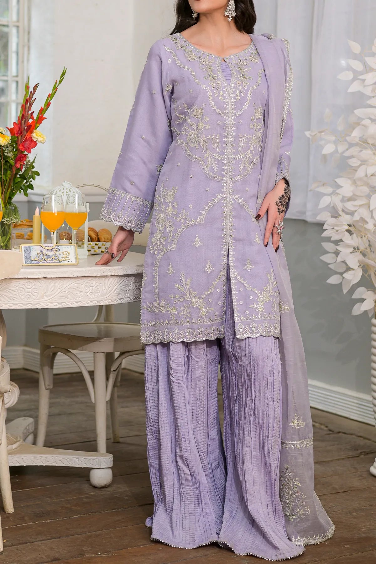 WOMEN'S-3 PIECE FANCY JACQUARD| FJ-286