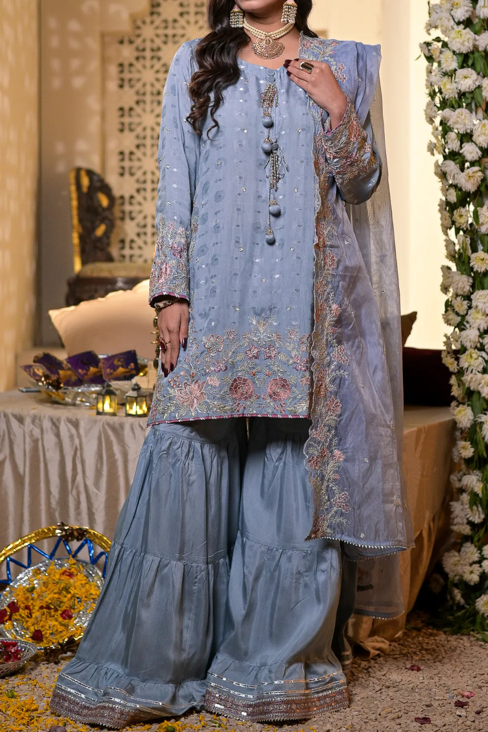WOMEN'S-3 PIECE FANCY JACQUARD| FJ-288