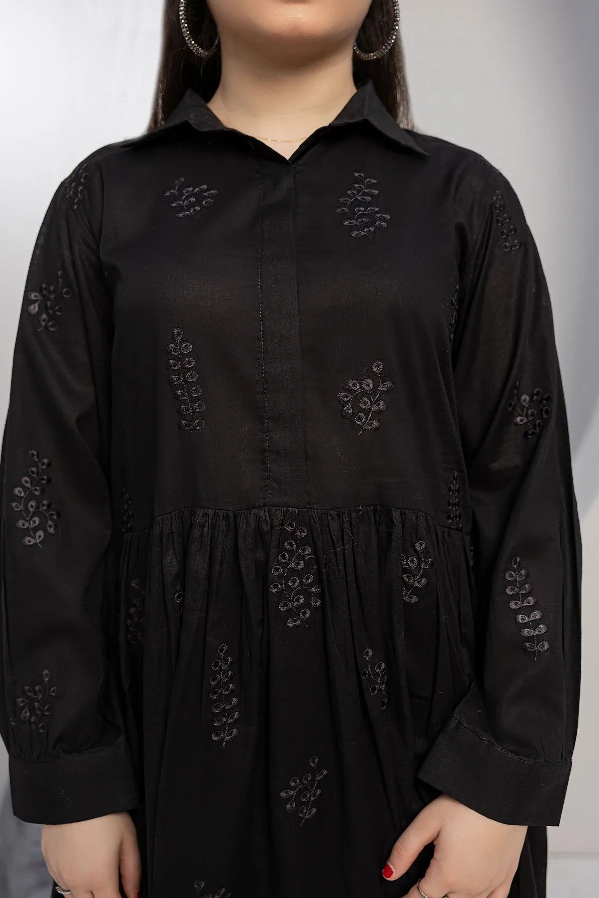 WOMEN'S-1 PIECE EMBROIDERY COTTON | CTNK-40