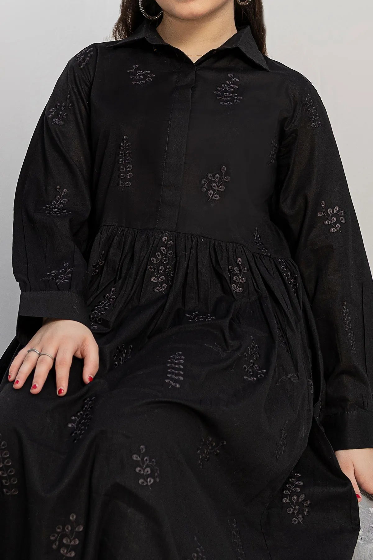 WOMEN'S-1 PIECE EMBROIDERY COTTON | CTNK-40