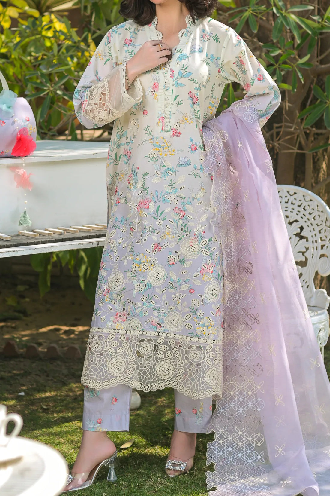 3 PIECE DIGTAL PRINT  LAWN | DPC-429